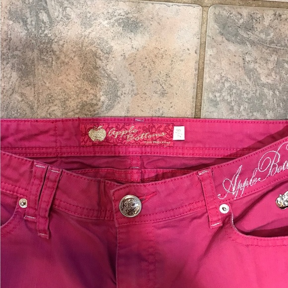 Vintage Y2K Pink Apple Bottom Straight Leg Jeans - Picture 5 of 8
